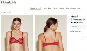 Maasai Balconette Bra With Matching Maasai Boxer/Hotpants